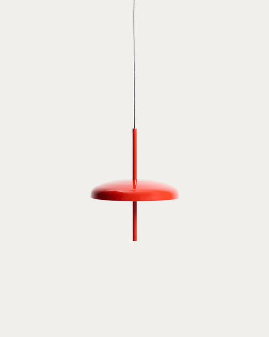 Porte red aluminum portable ceiling lamp Ø 16 cm