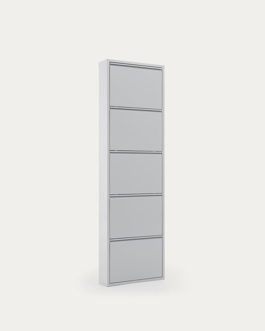 Shoe rack Ode 50 x 168.5 cm 5 doors gray