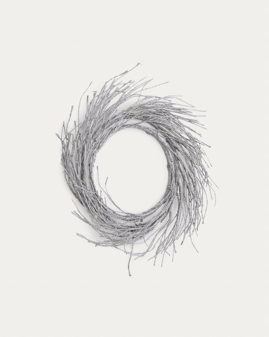 Bria luminous wreath in silver color Ø 60 cm