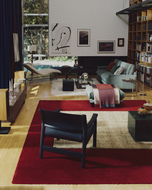 Zarn mini carpet boucle effect made of wool 200 x 300 cm