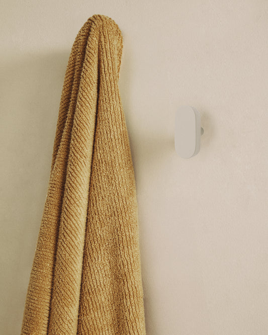 Arely set of 2 spoons in solid beech wood with beige lacquer 6.5 cm / 10 cm