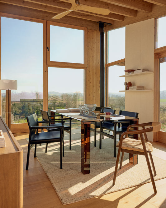 Adularia sto od braon kaljenog stakla 200 x 100cm