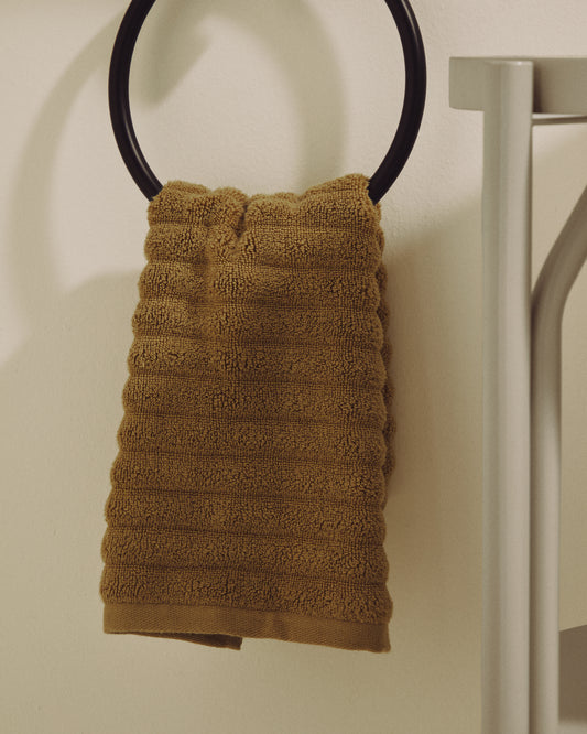 Navira 100% cotton light green face towel 30 x 50cm