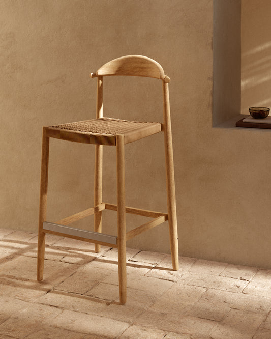 Nina chair made of solid acacia wood, height 76 cm FSC 100%