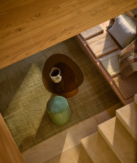 Tepih Lirmo od jute zelena 200 x 300 cm