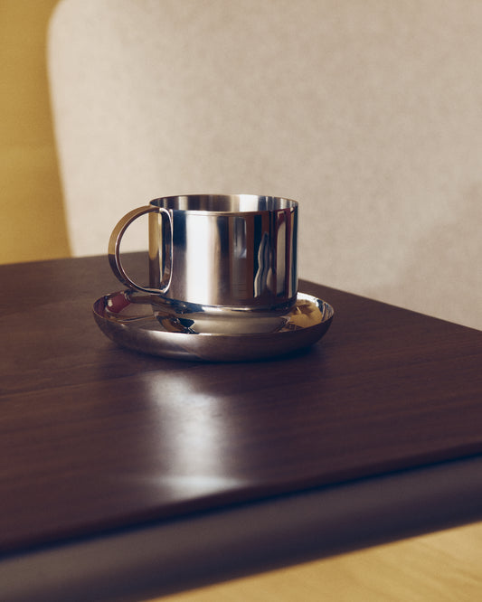 Nirella set of 2 stainless steel glasses