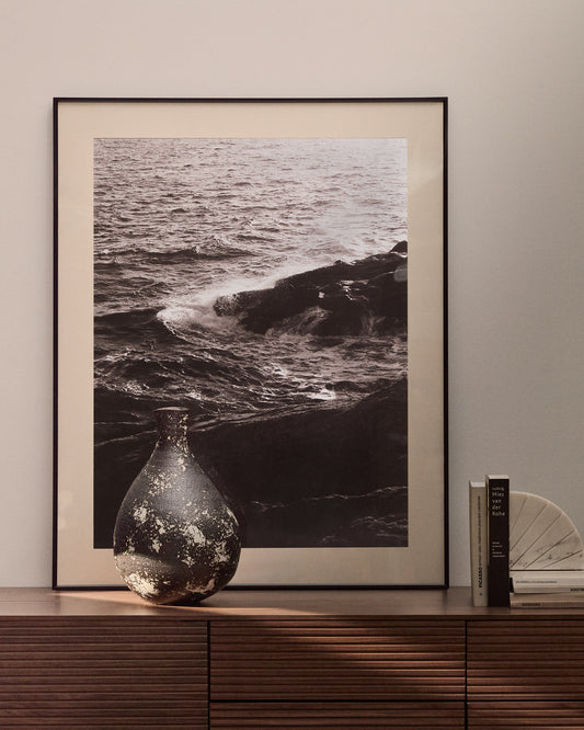 Orelin keramička vaza u crnoj i beloj boji 39 cm