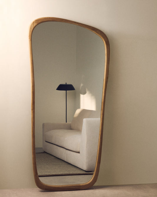 Alura teak mirror 94.6 x 192.1 cm FSC 100%