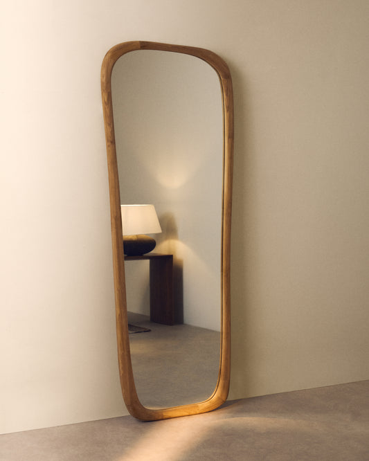 Alura teak mirror 158 x 61 cm FSC 100%