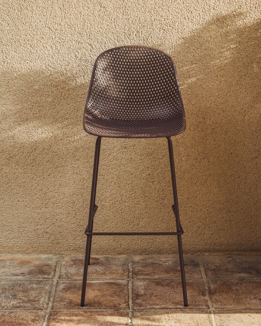 Stools for outdoor use Quinby brown 75 cm