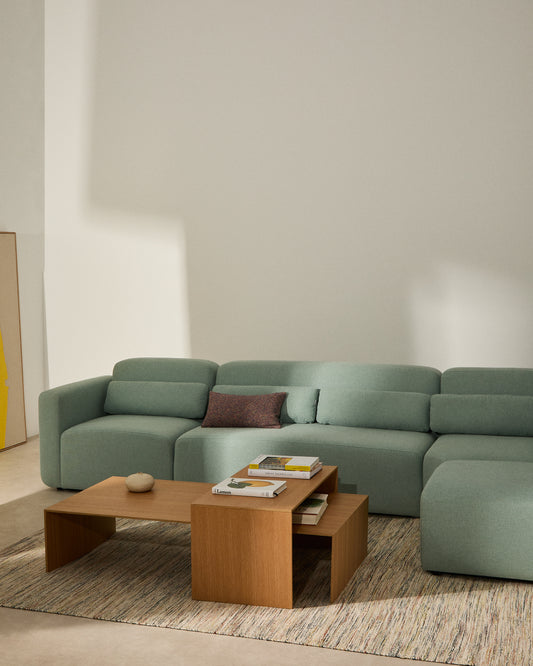 Litto coffee table in oak veneer FSC Mix Credit, 90 x 45 cm