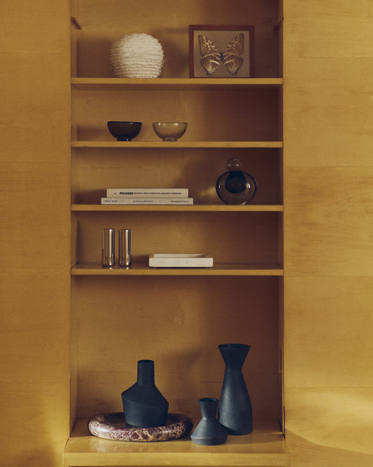 Sileia small bowl made of brown recycled glass