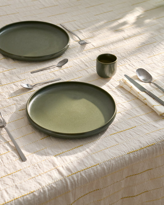 Set Anila od 2 pamučne žakard salvete, žuta, 35 x 35 cm
