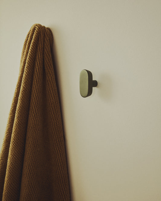 Arely set of 2 spoons in solid beech wood with green lacquer 6.5 cm / 10 cm