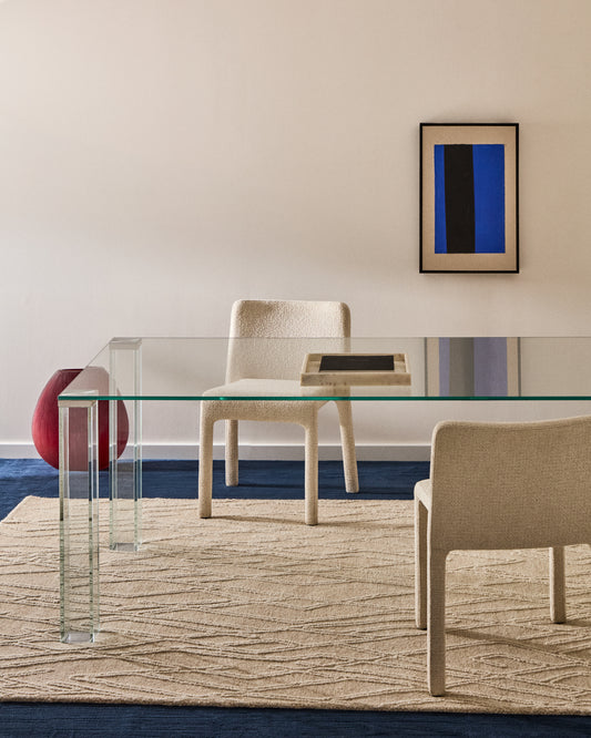 Adularia sto od providnog kaljenog stakla 200 x 100cm