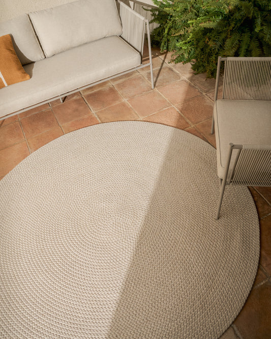 Tepih Despas od sintetičkih vlakana prirodna Ø150 cm