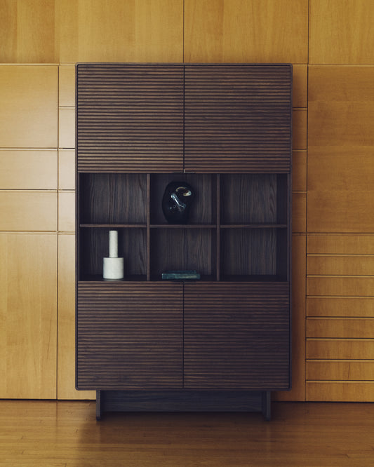 Zalvori white marble candle holder 23 cm