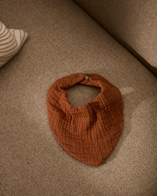 Olna set of 2 100% cotton terracotta sun print bandanas