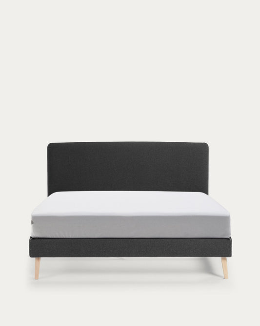 Dyla bed cover in black for mattress 160 x 200 cm