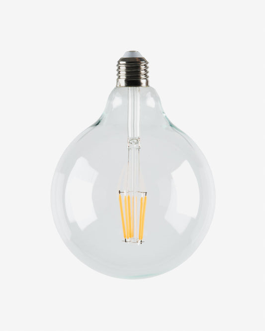 Halogen LED bulb E27 of 6V and warm light of 120 mm