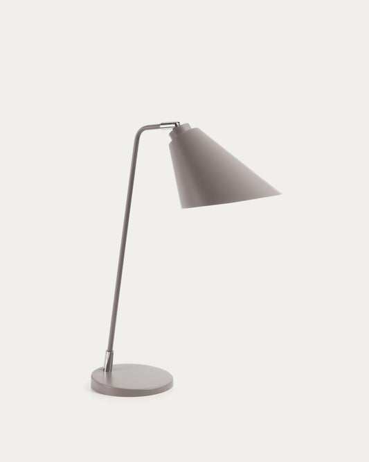 tipir table lamp made of steel with a gray finish