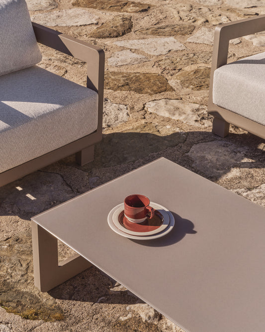 Doren dark red ceramic mug