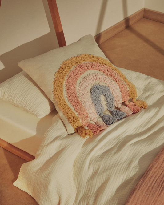 Tadea cotton pillow cover, multicolored long, 45 x 45 cm