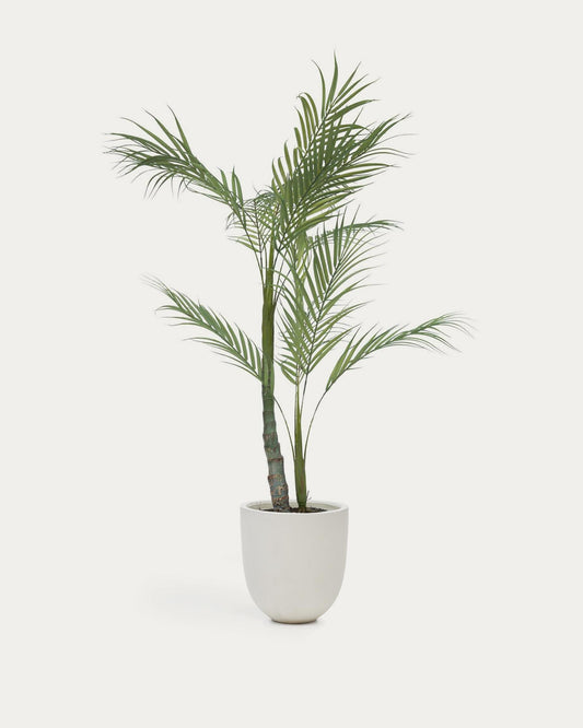 Artificial palm tree with black pot 70 cm