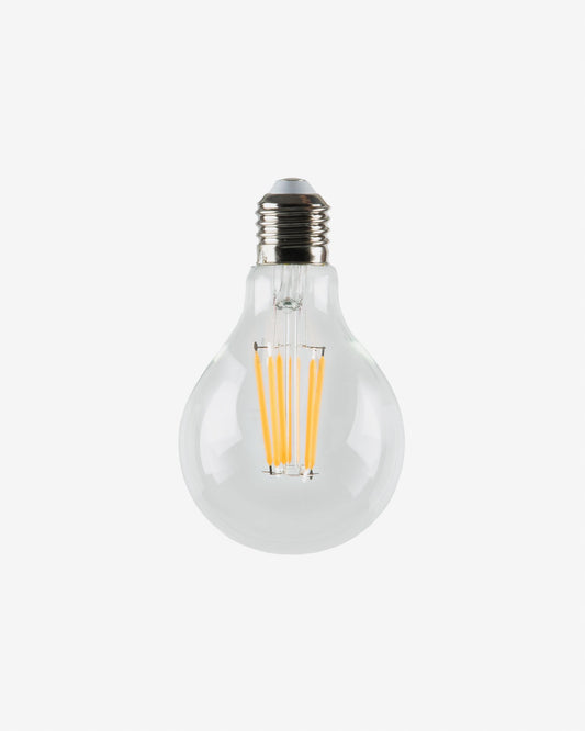 Halogen LED bulb E27 of 4V and warm light of 60 mm