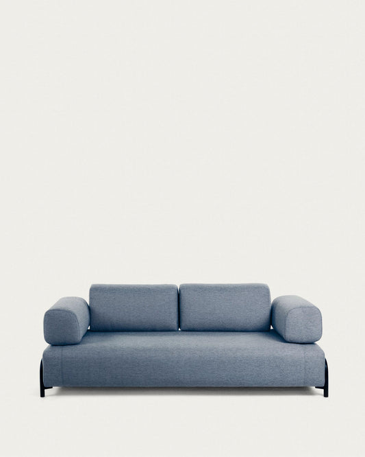 Compo sofa, blue color, 232 cm