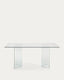 Burano glass table 180 x 90 cm
