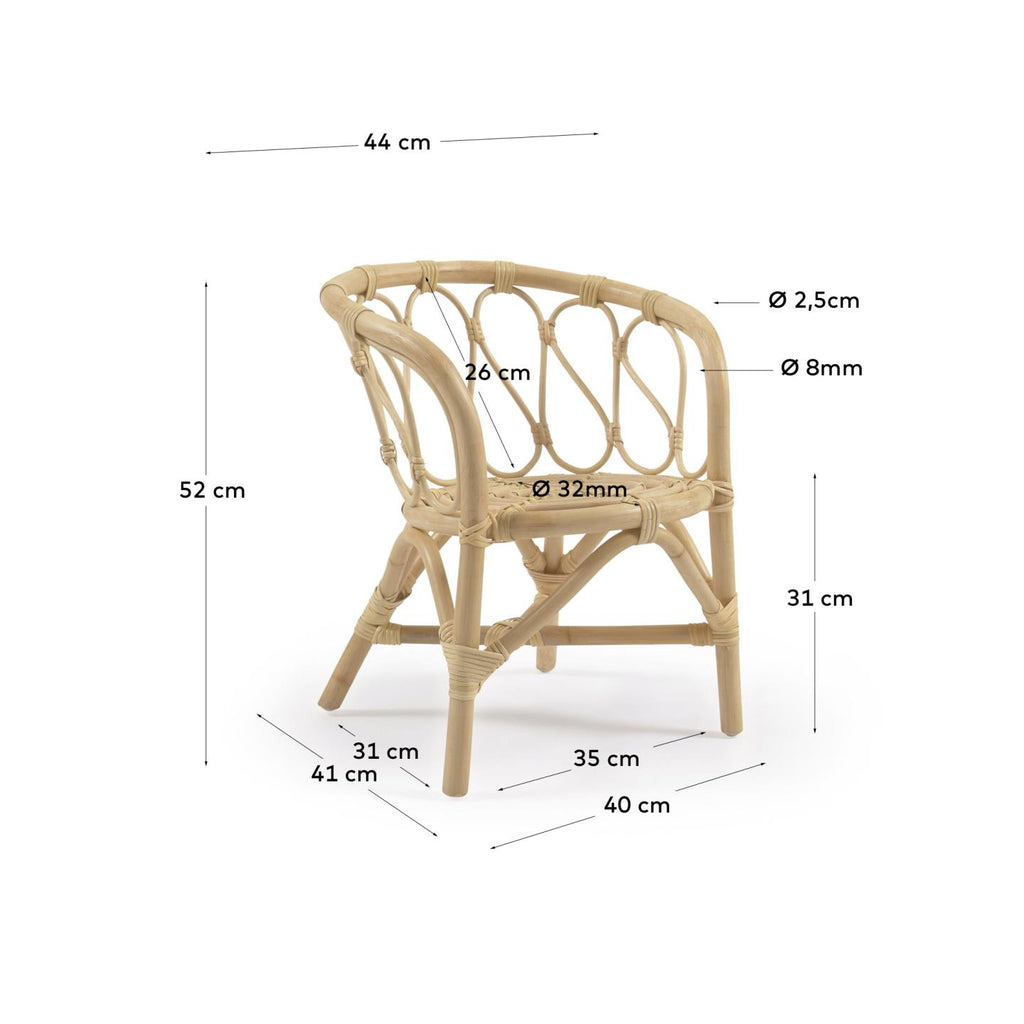 Lumila rattan children's chair