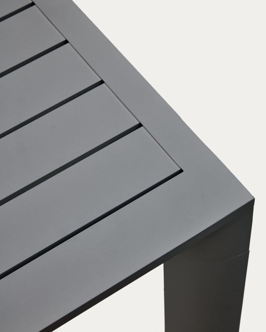 Culip aluminijumski spoljni sto u sivoj boji, 180 x 90 cm