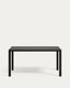 Culip aluminium outdoor table in powder coated grey finish, 150 x 77 cm