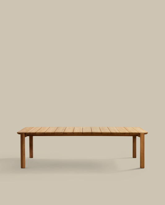 Icaro table made from solid teak wood,  220 x 102 cm, FSC 100%