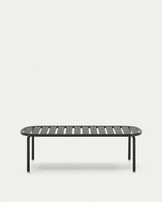 Joncols spoljni aluminijumski sto za kafu sa sivom završnom obradom, Ø 110 x 62 cm