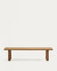 Canadell 100% outdoor bench in solid recycled teak wood, 210 cm