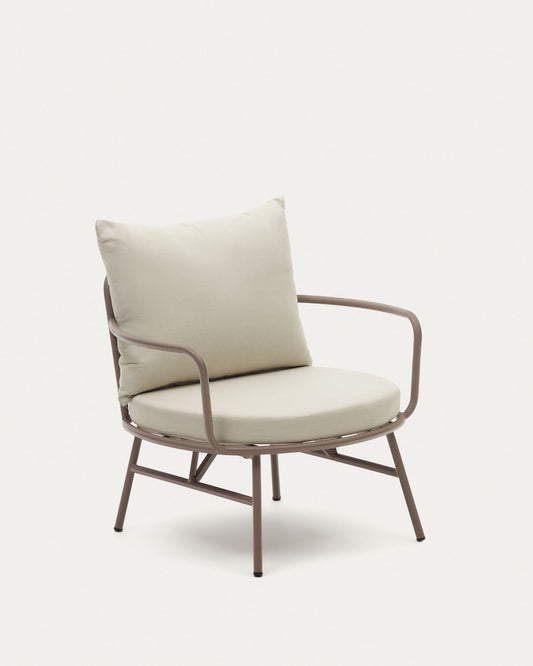 Bramant čelična fotelja sa ljubičastom završnom obradom