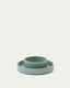 Lili plate and bowl set in turquoise silicone
