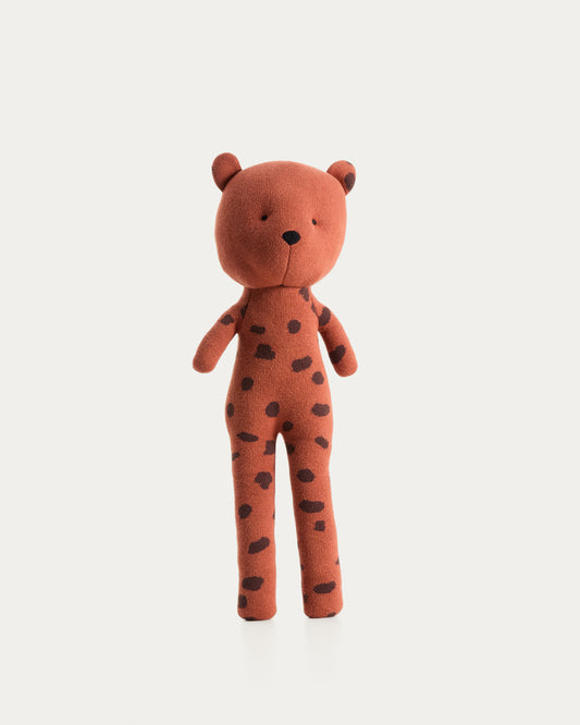 Tandani narandžasta pletena plišana igračka gepard