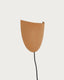 Nibla wall-mounted light fixture in terracotta-effect metal