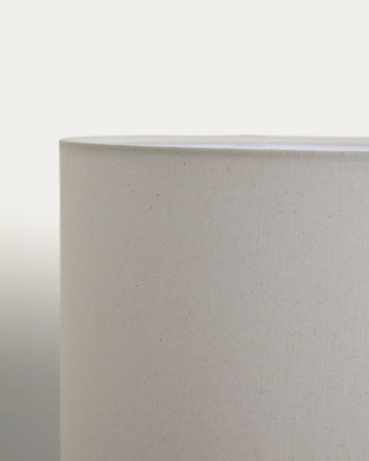 Abažur za plafonsku lampu Niani od pamuka, boja slonovače Ø 60 cm