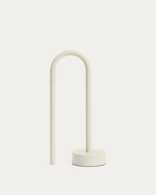 Bow siva aluminijumska prenosiva stona lampa