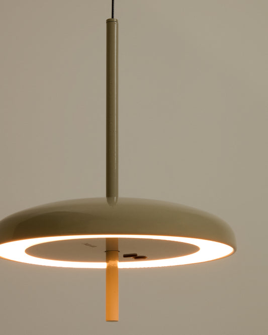 Porte light gray aluminum portable ceiling lamp Ø 16 cm