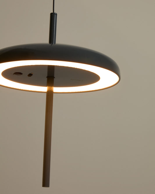 Porte blue aluminum portable ceiling lamp Ø 16 cm