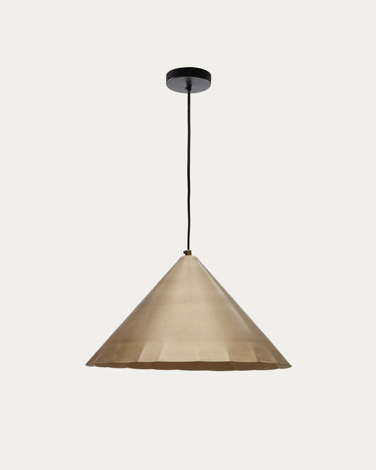 Parlava plafonska lampa od mesinga, Ø 46 cm