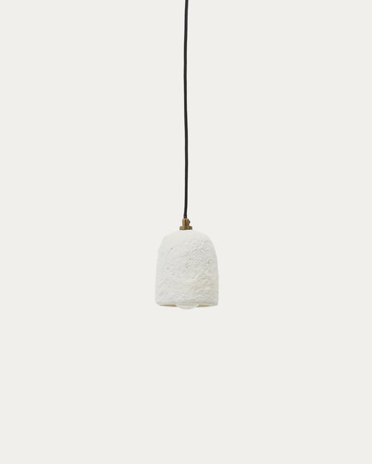 Ullaro white papier-mâché ceiling lamp Ø 11,5 cm