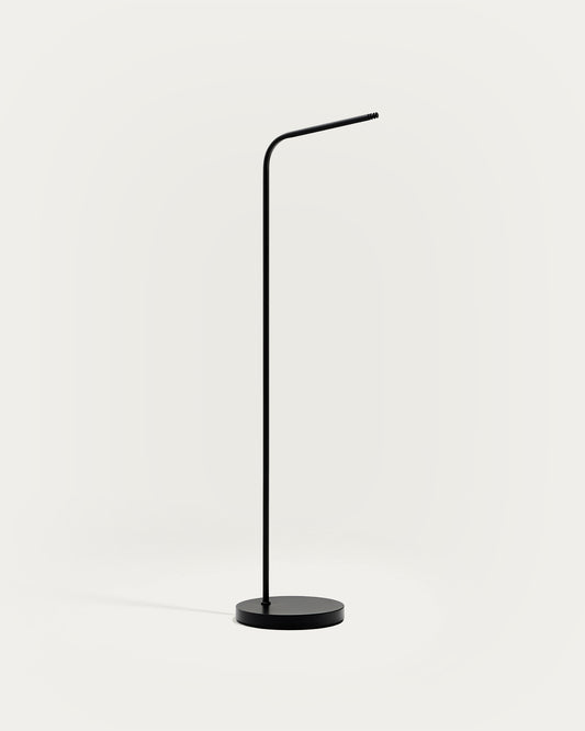 Nali podno postolje za prenosive lampe od metala u crnoj boji