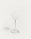 Dinesh outdoor table lamp in grey aluminium 40 cm