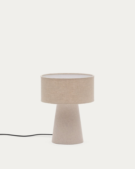Algaida stona lampa od sive tkanine